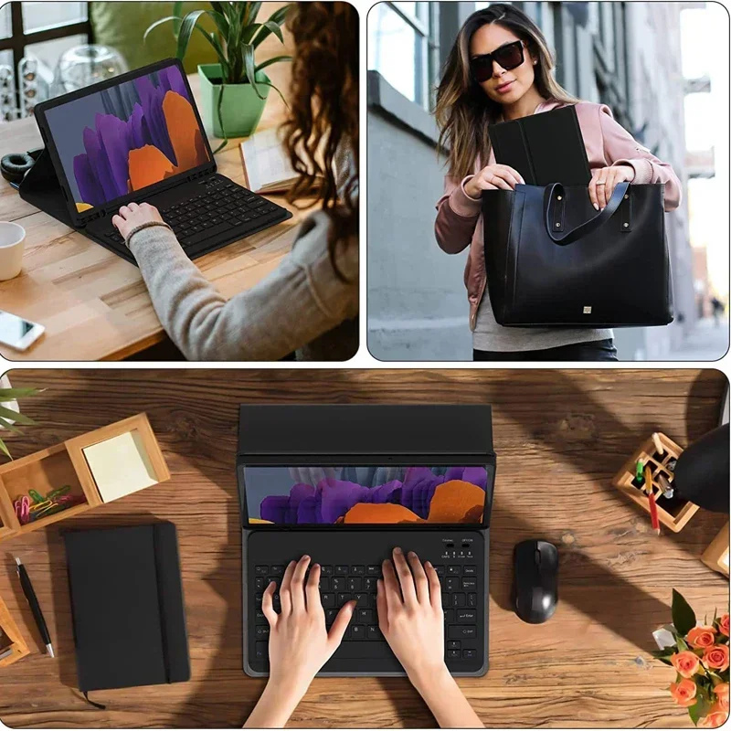 Keyboard Cover For Lenovo Xiaoxin Pad 2024 11 Inch Smart Case Lenovo Tab M11 11 inch TB-330FU TB-331FC Detachable Keyboard Funda