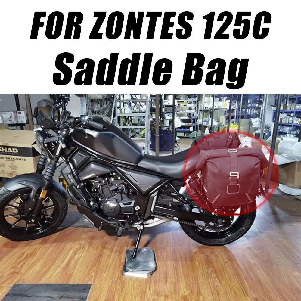 

New Fit ZONTES 125C C125 125 C Accessories Saddle Bag Side Bag Saddlebags Saddlebag Travel Placement shelf Luggage Carrier