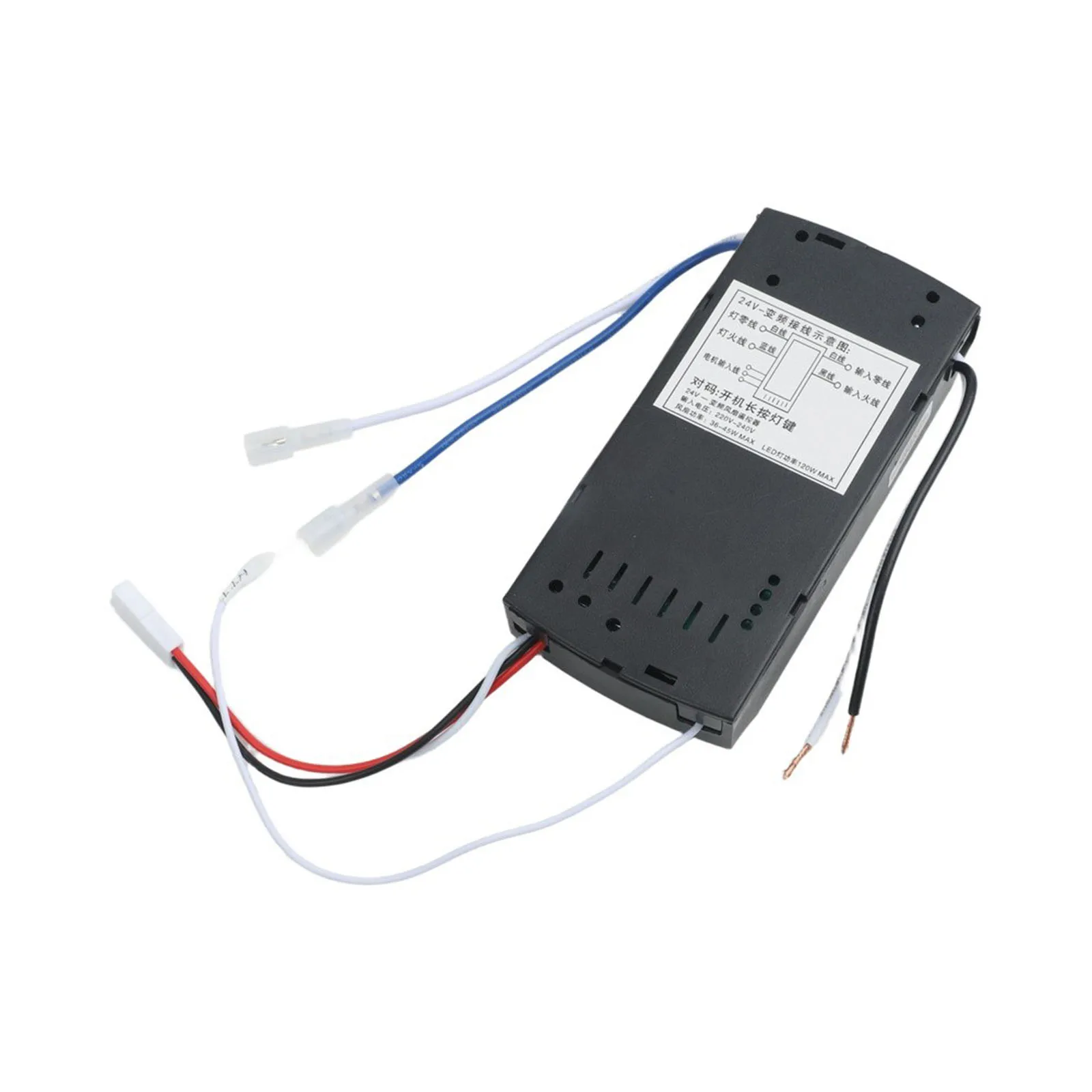 Home Ceiling Control DC 24V Remote Control Ceiling Fan Remote Wide Voltage Support 90-265V Transmission Range 30m