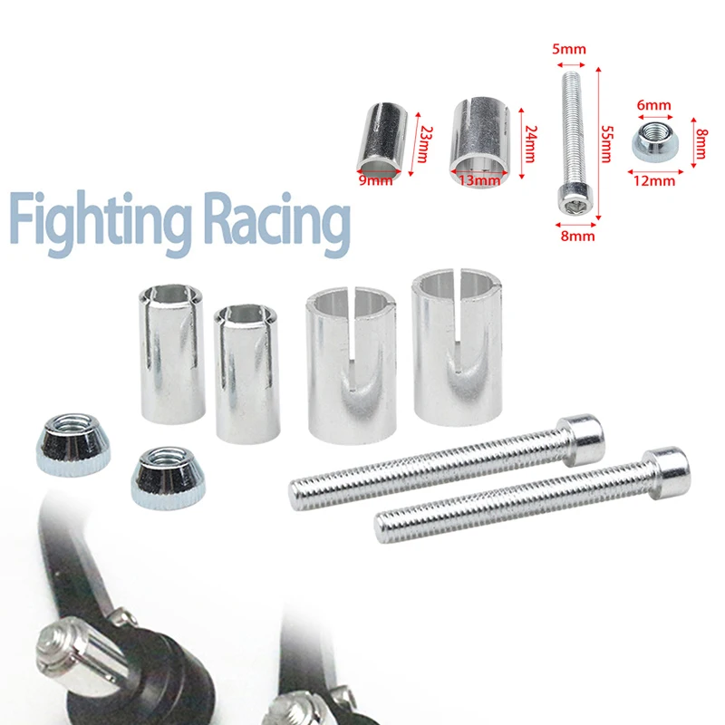 

2 шт., 2 комплекта, 13-19 мм, расширительный винт для мотоцикла, защита руля, концевые заглушки, винт, универсальная ручка, расширяющиеся винты, аксессуары