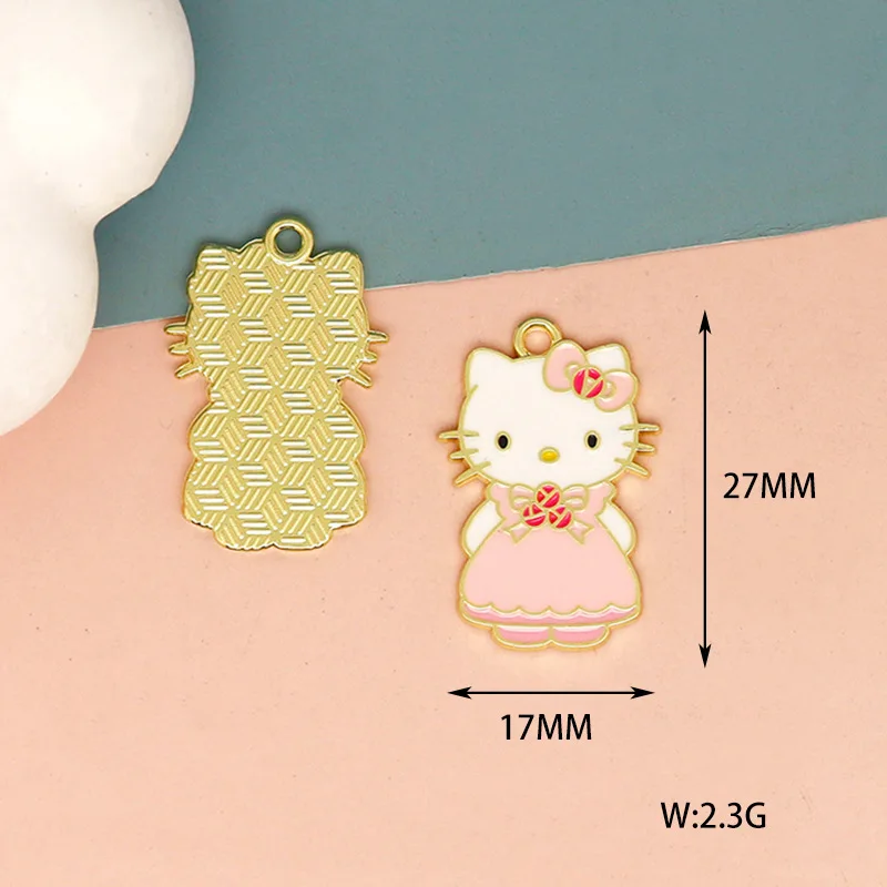 hello kitty cute DIY accessories bags clothing keychain accessories head bracelet pendant bulk wholesale charms halloween women