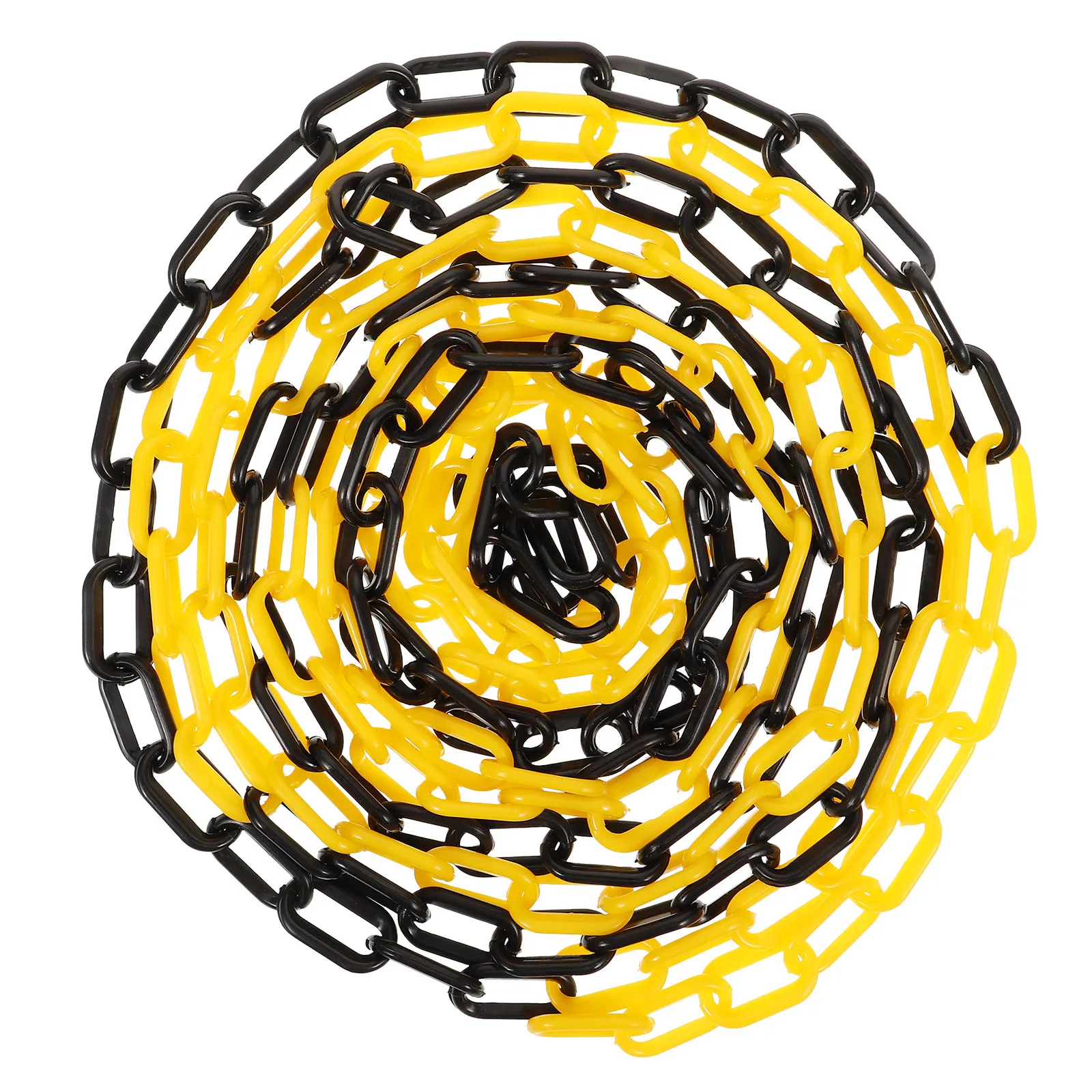 Traffic Protective Chain Plastic Safety Barrier Chain 5 Meter Adjustable Crowd Control Caution Security Barrier Links