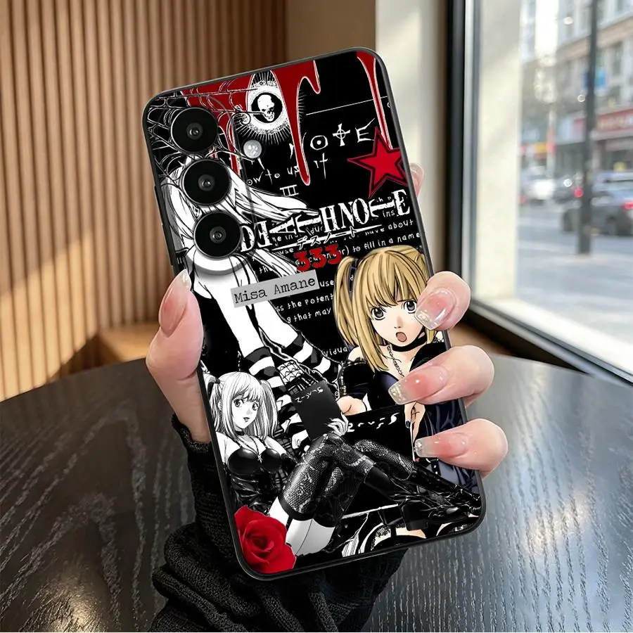 Dark DEATH NOTE Phone Cover Case for Samsung Galaxy S26 Ultra S10 S9 S26+ S24+ S23 S24 S20 S21 FE S25+ S25 Plus Note 20 8 9 10