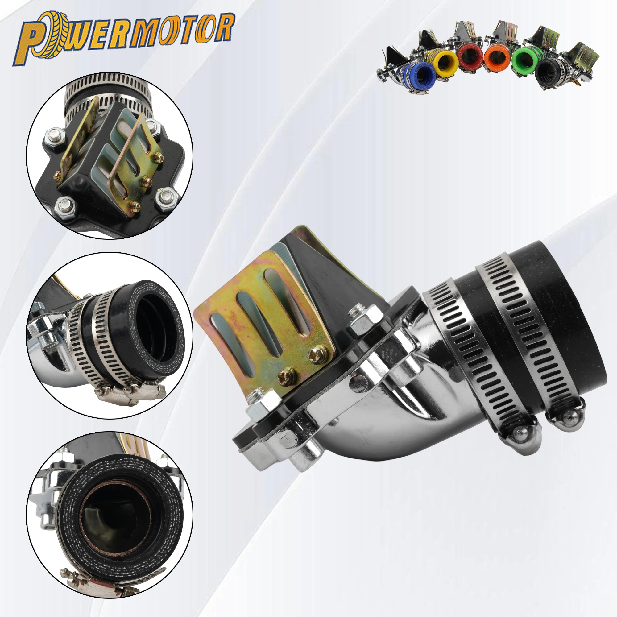 

Motorcycle Carburetor Intake Manifold Reed Valve for Yamaha JOG 50 90 3KJ 1e40qmb 4DM Motorbike Scooter 50cc 70cc 90cc Modified