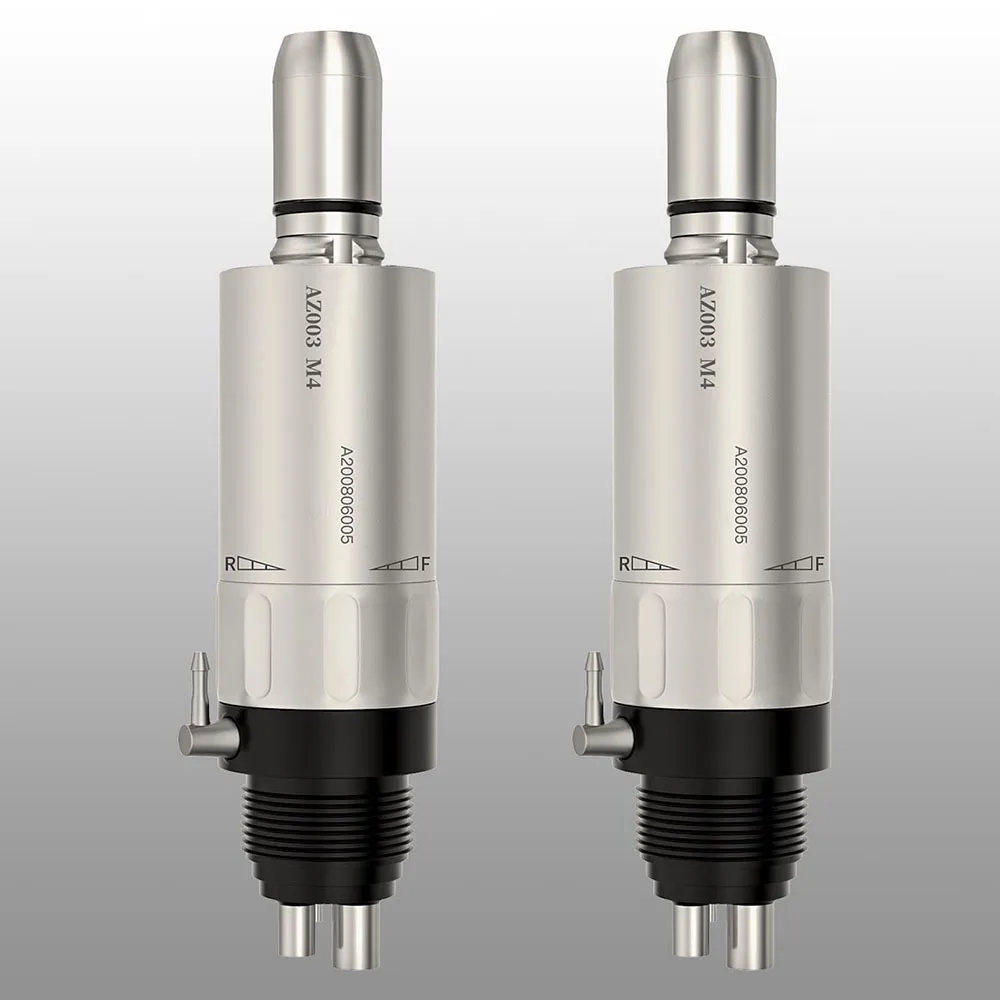 Azdent Low Speed Handpiece Contra Angle Handpiece Straight Handpiece 2/4 Holes Air Motor Autoclavable 135°C