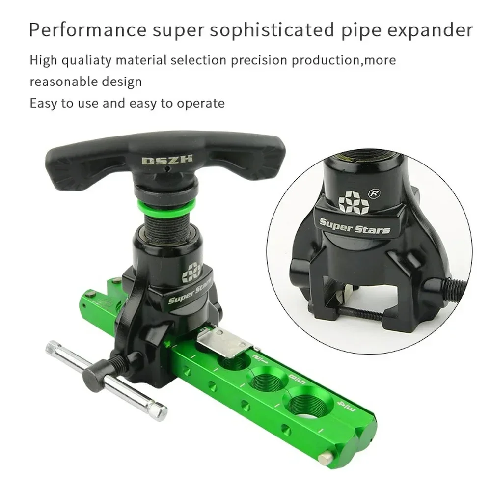 Narzędzie do rozszerzania klimatyzatora DSZH ST-809AM 2 w 1 narzędzia chłodzące konserwacja rur miedzianych mimośrodowe narzędzie do rozszerzania