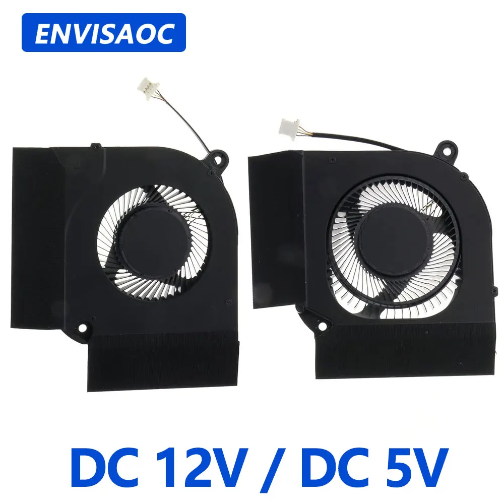 DC12V / DC5V For Acer Nitro 5 AN517-41 AN517-52 AN517-55 N22C1 N20C1 N20C2 N20C3 Laptop CPU GPU Cooling Fan Heatsink Fans Cooler