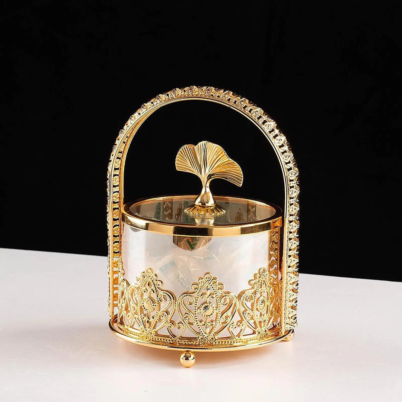 Tarro de dulces, joyero, recipiente para comida, contenedor de aperitivos para dulces, té, hogar