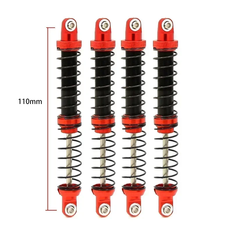 Metal Shock Absorber 70mm 80mm 90mm 100mm 110mm 120mm for 1/10 SCX10 Wraith RR10 TRX4 TRX6 ABSiMA Sherpa RC Crawler