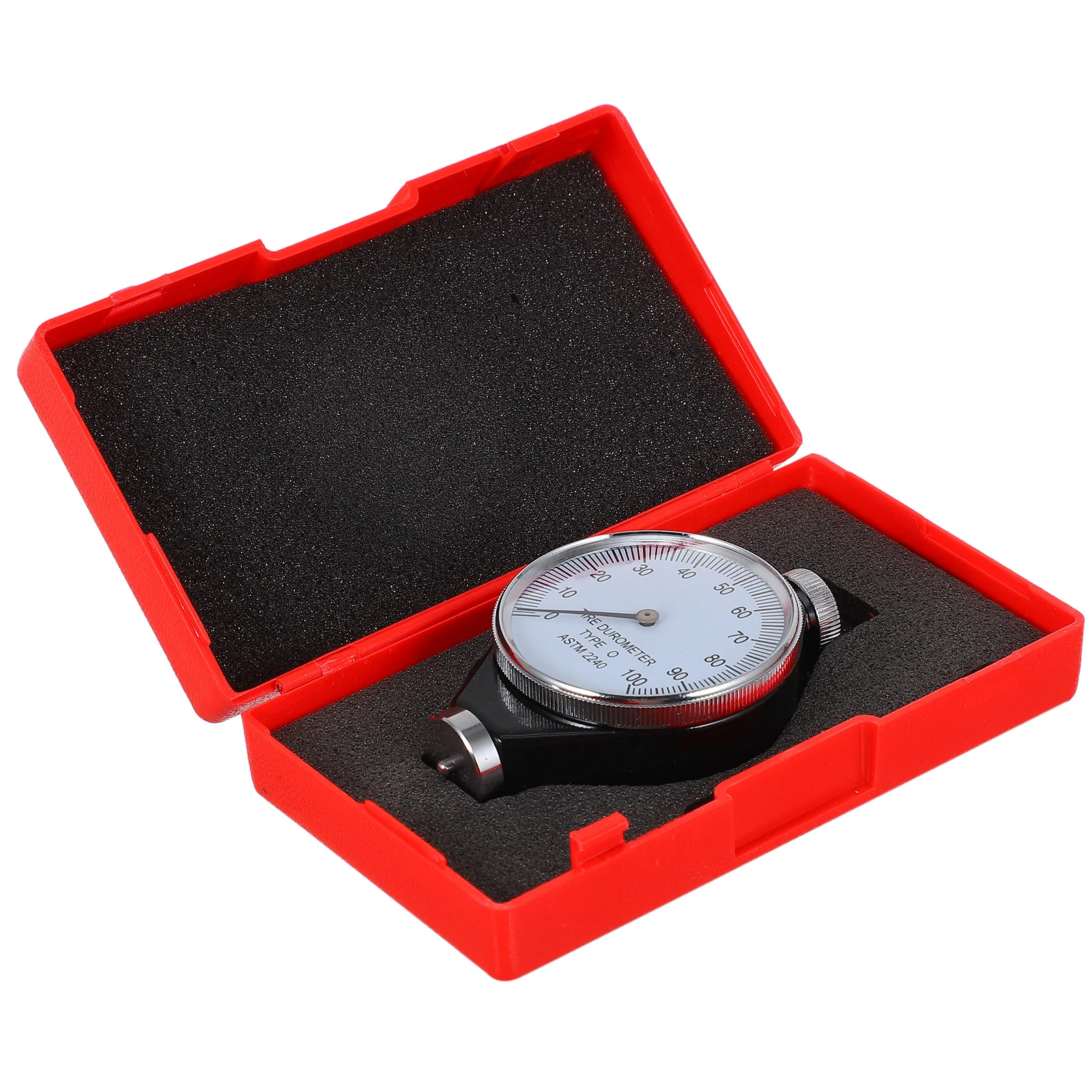 

1Pcs Portable Shore Hardness Tester Type-O Dial Single Pointer Meter for Foam Rubber Sponge High Accuracy Hardness Testing