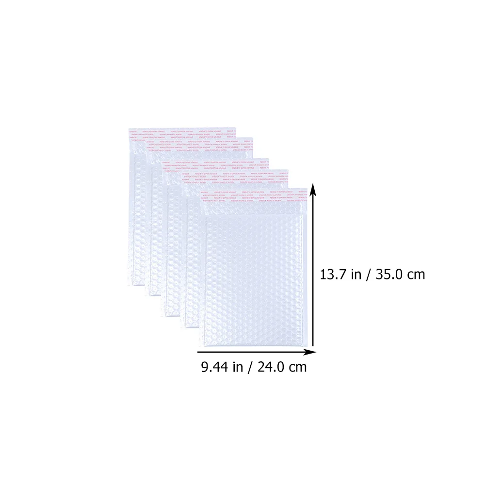 

25pcs Shockproof Foam Bags Self Seal Bubble Mailers Padded Envelopes Waterproof Lightweight Ideal Packing Office Home Use