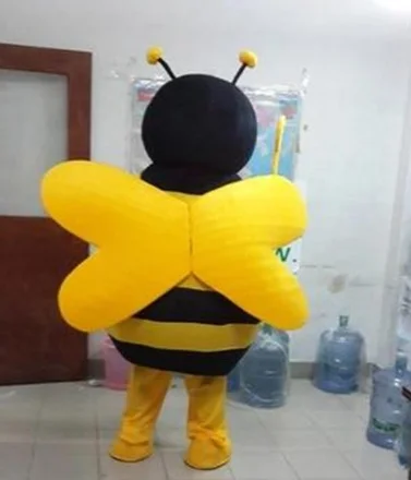 Nieuwe Volwassen Karakter Hornet Bee Mascot Kostuum Halloween Kerst Jurk Full Body Props Outfit Mascotte Kostuum