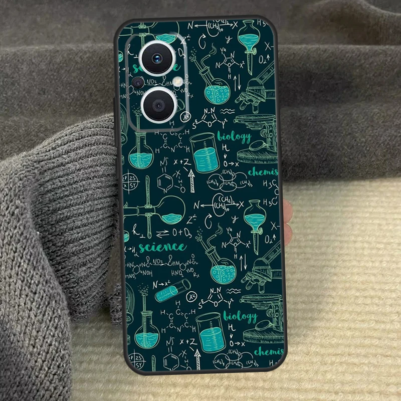 العلوم الرياضيات الفيزياء الصيغ جراب هاتف ل ممن لهم رينو 12 12F 13 13F 11 8T 7 8 10 برو ممن لهم البحث X8 X6 برو X3 X5 لايت غطاء