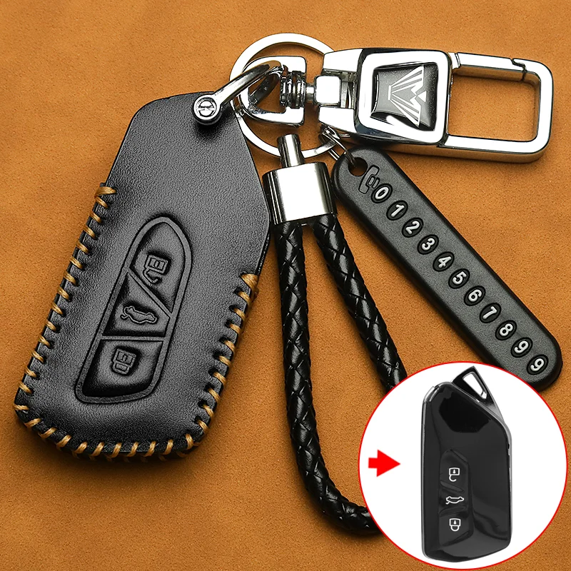 غطاء حافظة مفاتيح السيارة لسيارة VW Volkswagen/Golf 8 MK8 ID.3 ID.4 /Cupra/Skoda/Octavia A8/SEAT/Leon MK4 2020 2021/Formentor/Tarraco #6