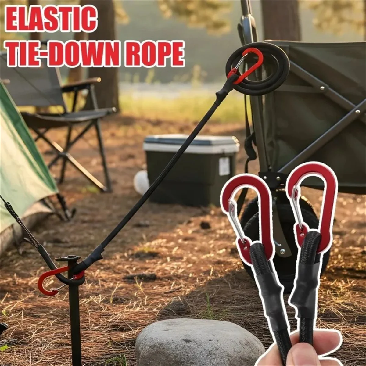 Cordon élastique réglable mult - Camping Rope avis et prix