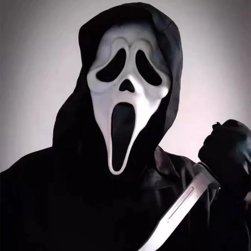 Maska na Halloween Krzyk Ducha Straszny Bóg Śmierci Cosplay Impreza Maska Horror Festiwal Uroczystość Kostium Rekwizyty i Akcesoria Halloweenowe