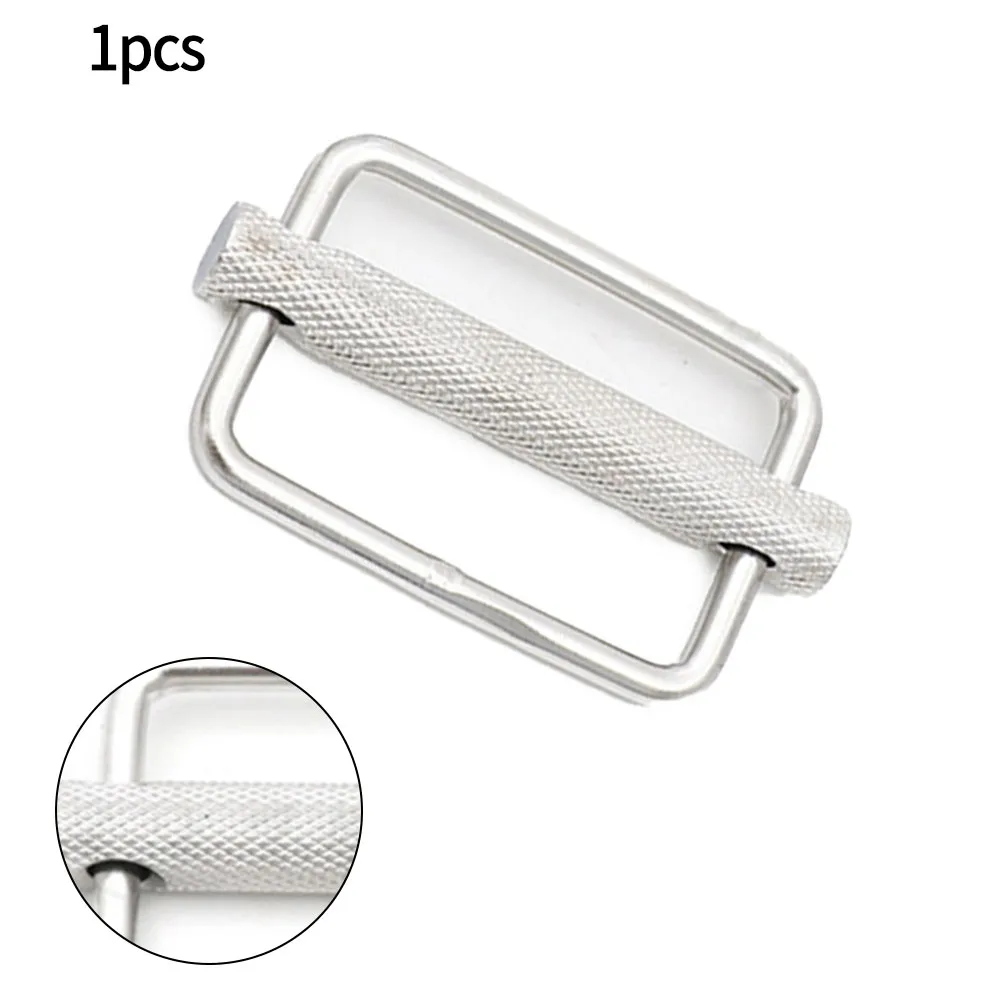 Buckle Diving Ring 51*40mm Accessories Webbing Belt Diving Weight Belt For Ope/chain Part Retaine Silver Slide Keeper