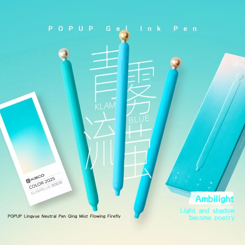 

Kkaco Popup Blue Gel Pens Cute Lovely Kawaii Heart-Shaped Gel Pen Black Ink Refill For Quick Drying Smooth Writing Stationery