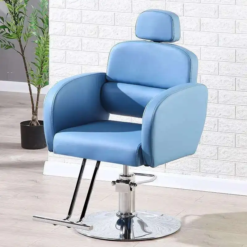 

Professional Barber Chairs Aesthetic Reclining Hairdressing Chairs Stylist Backrest Sillas Barberia Barber Equipment MQ50BC
