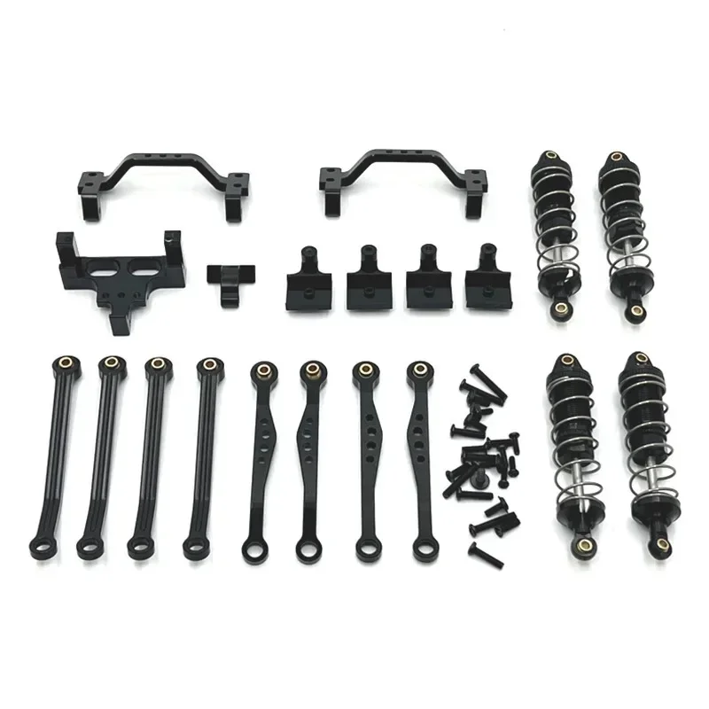 Estructura de suspensión de varilla, asiento de varilla servo, suspensión adecuada para coche RC WPL modelo C64 C74-1 JA11