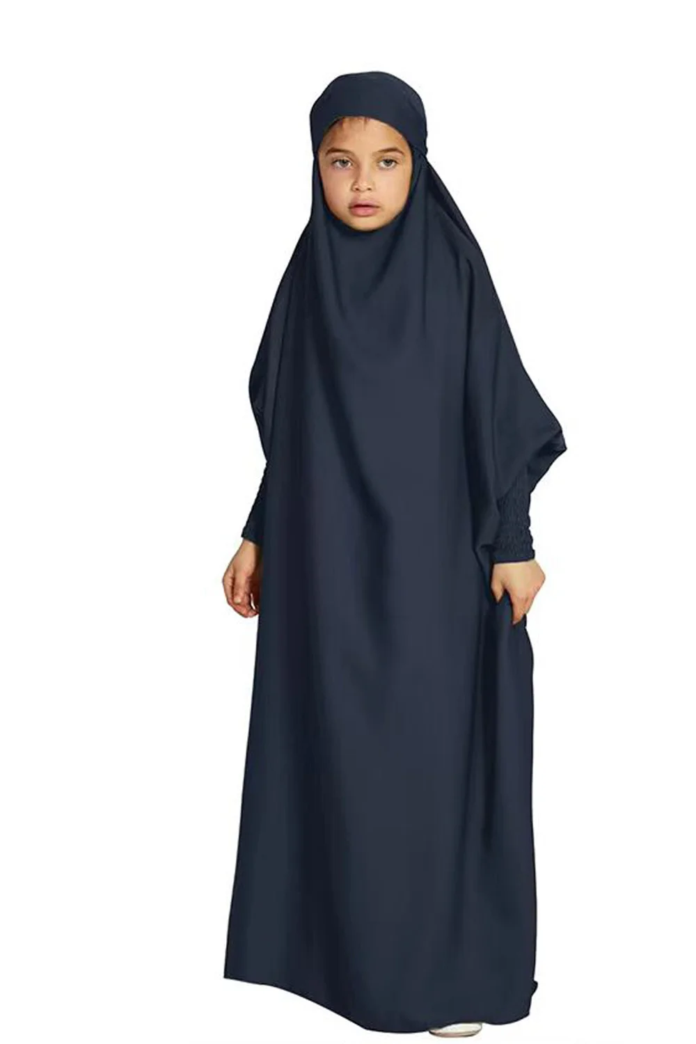 2024 Ramadan Eid Niqab Khimar Gebets kleidung für Frauen Kinder Muslim Abaya Dubai Truthahn Islam Kleid Kebaya Robe Femme Musulmane