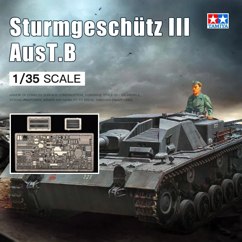 

1/35 TAMIYA assembly model 35281 Sd.Kfz. 142 Sturmgeschütz III Ausf. B Scale Model Kit