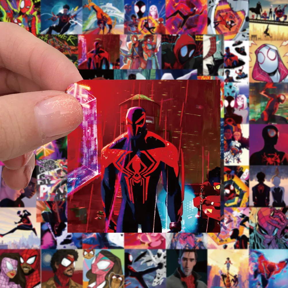 10/30/62PCS Disney Cartoon SpiderMan Stickers Across the Spider-Verse Graffiti DIY Phone Skateboard Bike Wall Decals Kids Toys