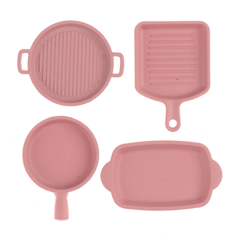 1/12 Dollhouse Miniature Accessories Mini Plate Dollhouse Miniature Baking Tray for Doll House Decoration