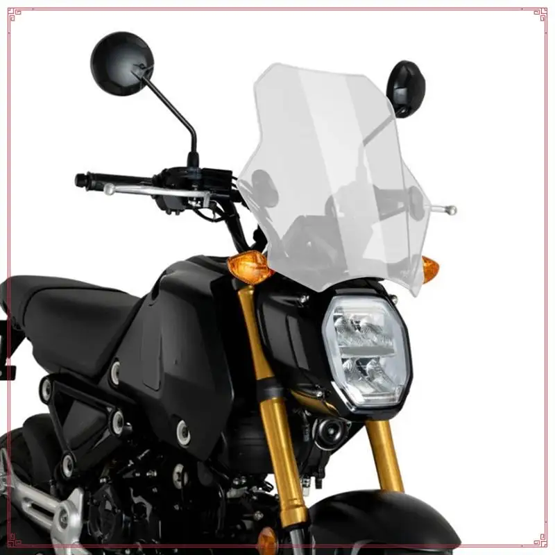 Front Wind Deflectors Windscreen For MT07 MT09 HONDA CBR600RR CB1000R GXSR 600 750 BMW Ducati 40X37cm