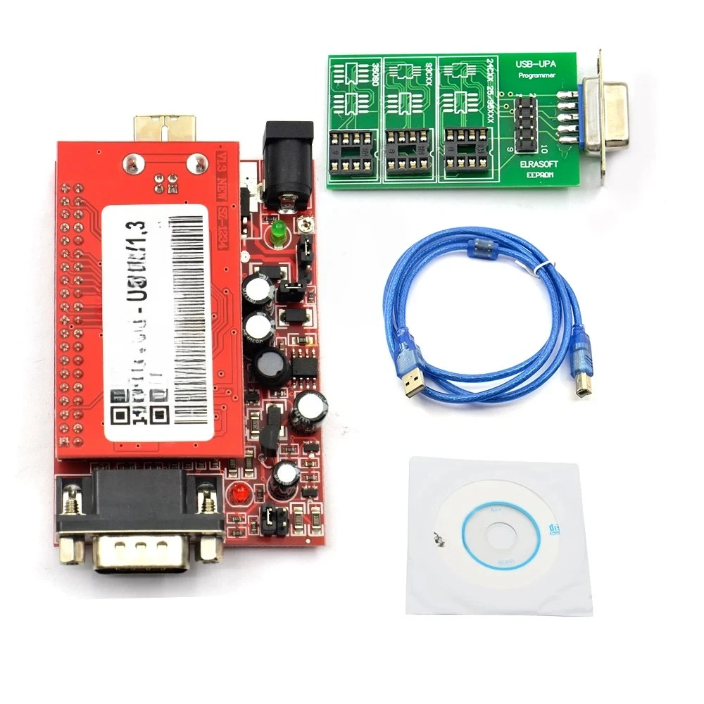 2025 UPA USB PRO V1.3 SN:050D5A5B with Test Cable ECU Chip Tunning with 350MB Full Script Upa  Programmer Diagnostic Tool