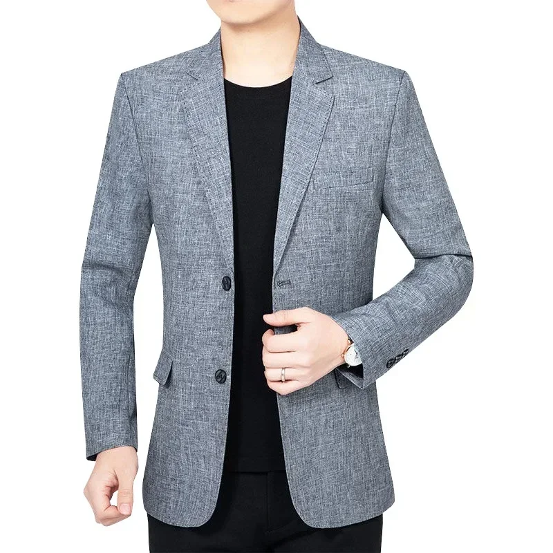 New Spring Man Thin Formal Wear Business Casual Suits Coats Blazers Jackets High Quality Male Slim Blazers Men\'s Clothing 4XL