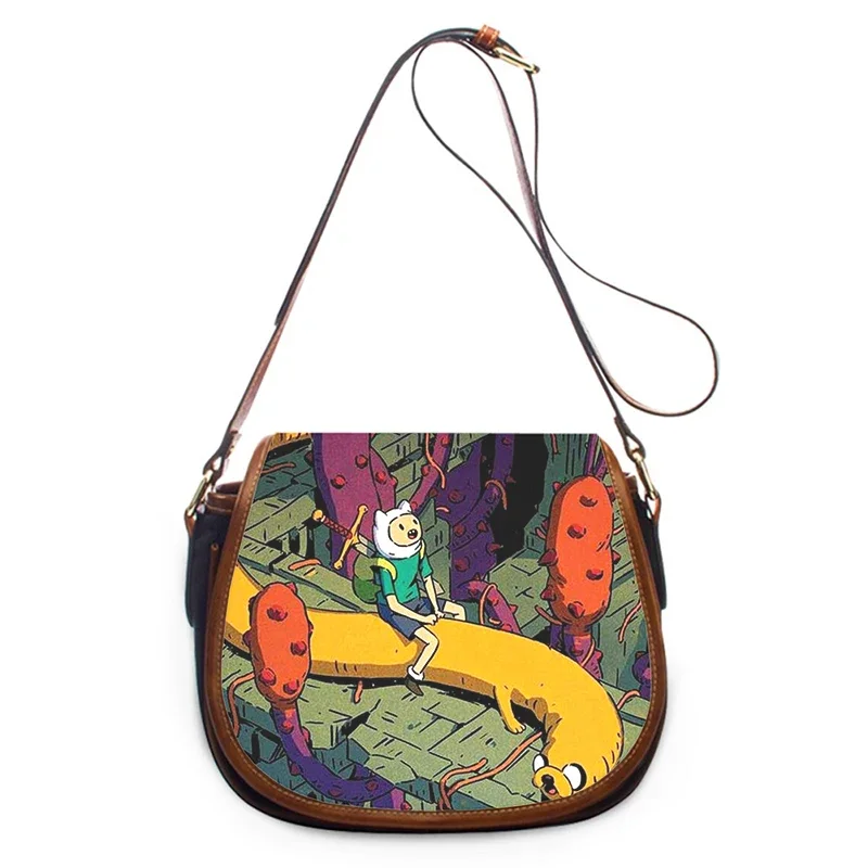 Adventure Time 3D Print New Fashion Women Crossbody Bag Luxury Handbags Women Bags Zipper Shoulder Bag Women Shoulder Bag