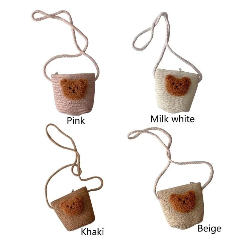 

Bear Shoulder Crossbody Bag for Girls Small Casual Student Phone Bag