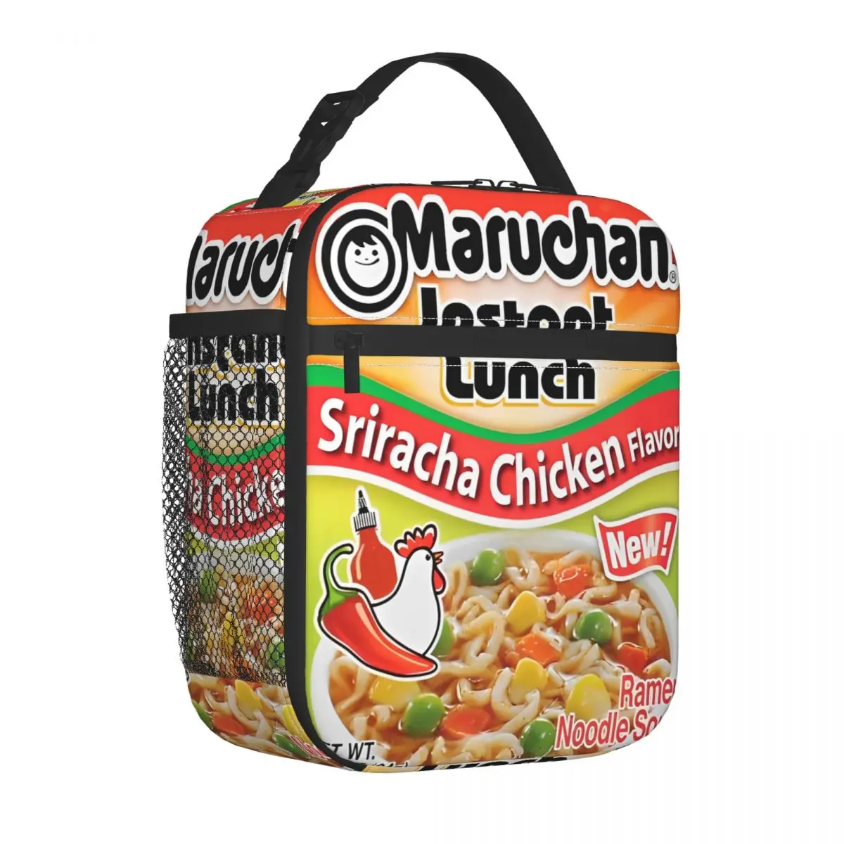 

Ramen Noodle Soup Chicken Flavor Insulated Lunch Bag Lunch Container Cooler Bag Tote Lunch Box School Travel Men Women