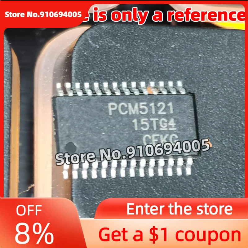 50/30/10PCS 100% New PCM5121PWR PCM5121 TSSOP-28 Audio Chip A/D Converter IC