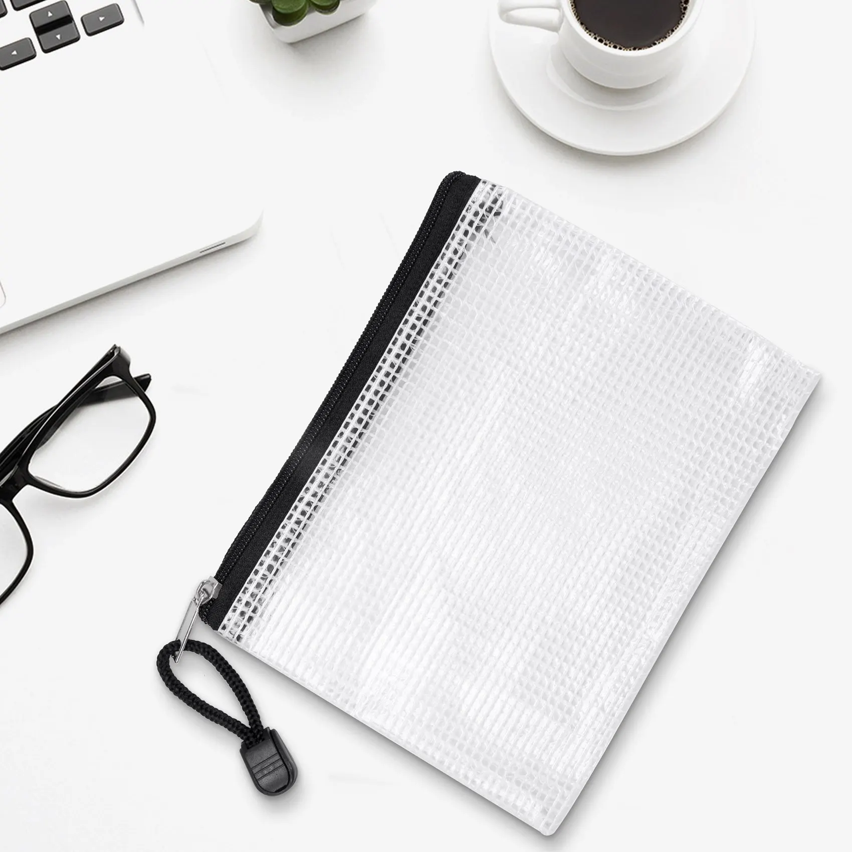 학교 정리 보관용 지퍼 파우치, 7 가지 크기, 21 팩