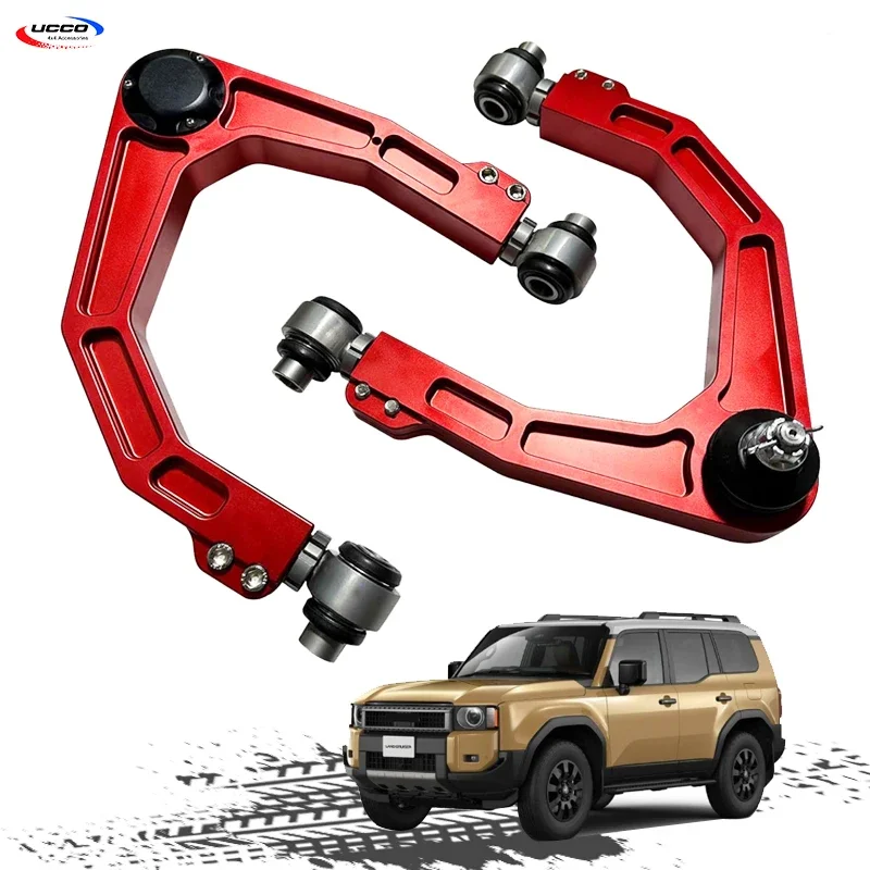 

Popular Hot sell4x4 Off Road Aluminum 2-4" Lift Suspension Arms Adjustable Control Arm for Land Cruiser LC250 2024+