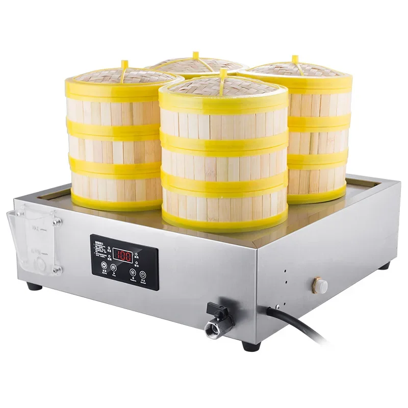 Commercial desktop steamer Electric steamer Small cage bag steamer Dim sum gas stove Steamed vegetables Steamed pork buns machin
