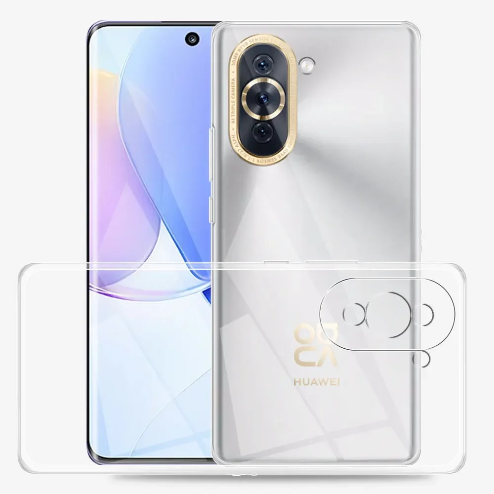 For Huawei Nova 10 Case Silicone Soft Transparent Phone Case For Nova 10 Pro Clear Cover Funda For Nova10SE 10 10Pro Coque