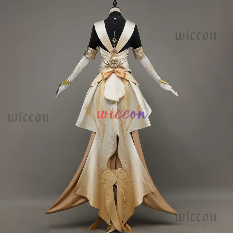 Aglaea Honkai Star Rail Aglaea Memosprite Cosplay Costume Tailor Dress Summon Amphoreus The Goldweaver Halloween Party for Women