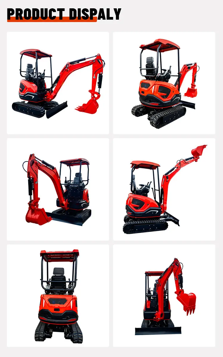 Kostenloser Versand: Neuer 2,2-Tonnen-Raupenbagger mit EPA-Motor, Mini-Bagger, 2-Tonnen-Kleinbagger zum Verkauf – Detail 6
