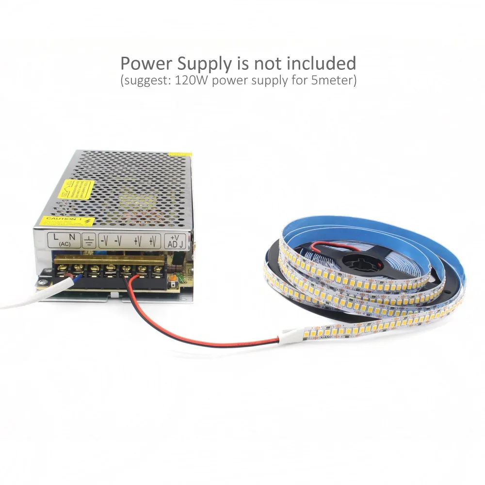 5M LED Strip Light 12V 24V SMD 2835 240LED/m Flexible Ribbon Warm Cold Natural White Indoor Decor Tape Stripe Linear Lighting image 6