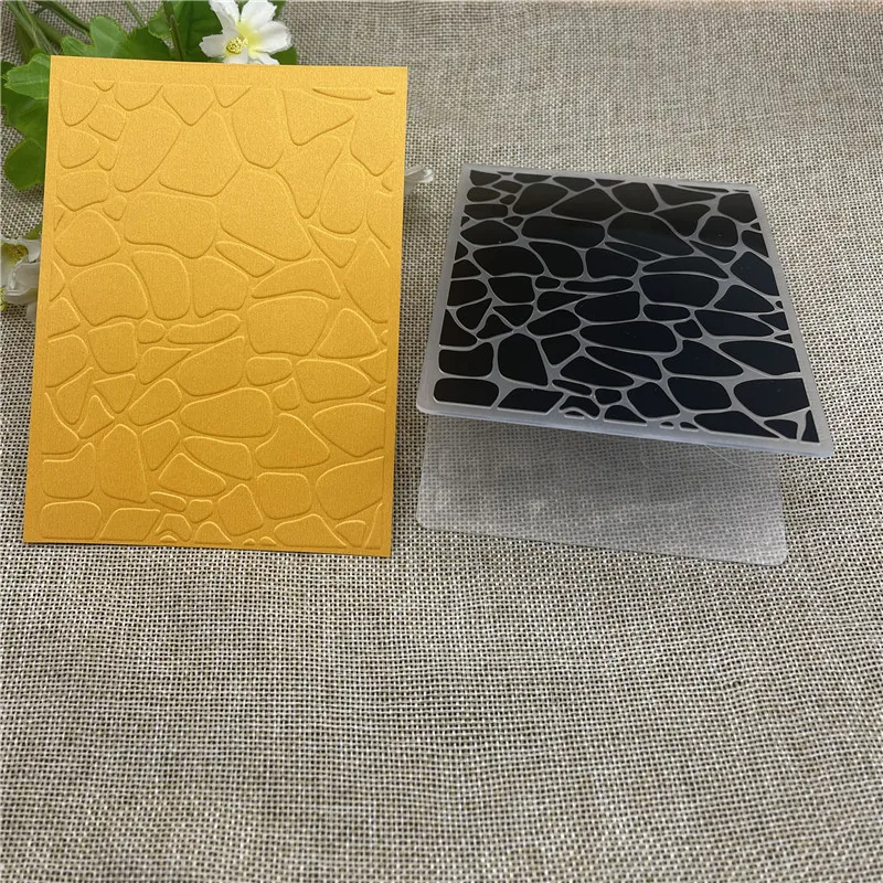 Stone DIY Plastic Embossing Folders for DIY Scrapbooking Paper Craft/Card Making Decoration Supplies