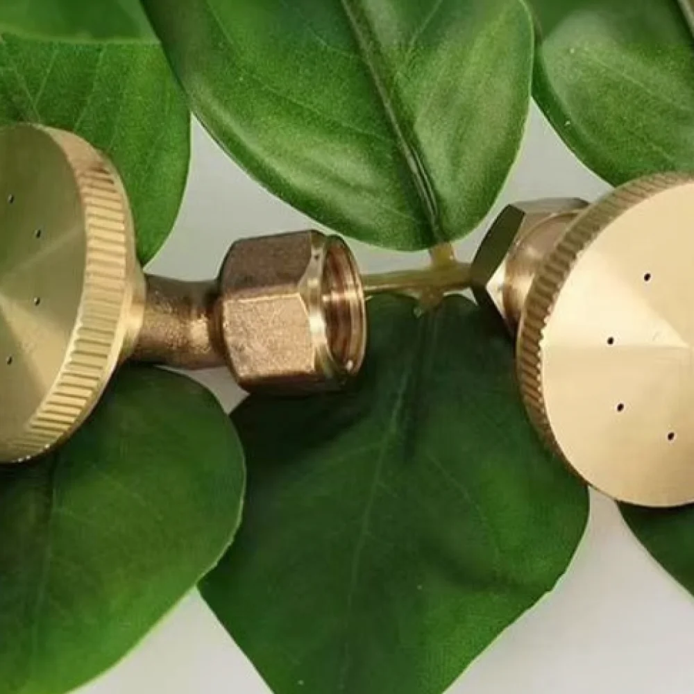 Premium Brass Mist Sprayer Nozzle Eight Hole Adjustable Head For Agriculture Garden Watering Pesticide Application