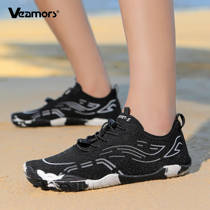 Light Soft Seaside Water Sports Shoes Men Quick Dry Wading Sneakers for Surfing Swimming Diving Women's Aqua Shoes Non-slip