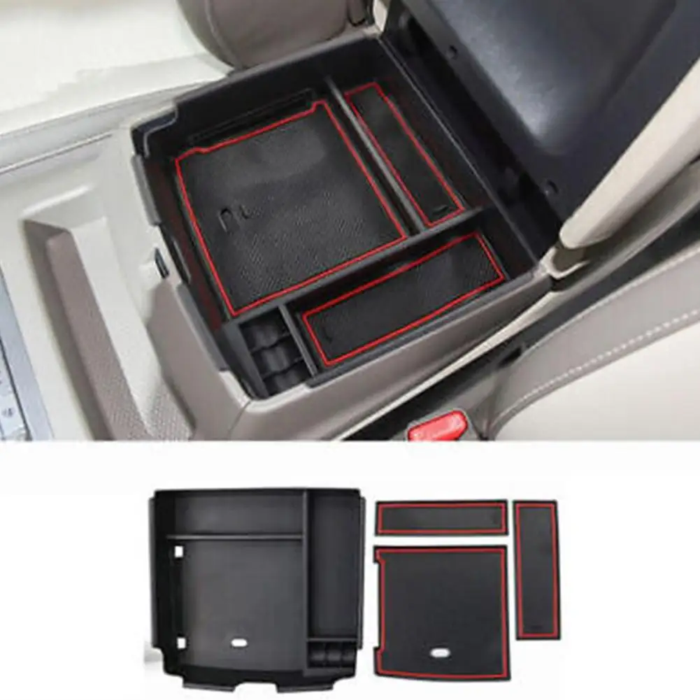 Car Central Armrest Storage Box For Kia Carnival KA4 2022 Center Console Storage Container Organizer Auto Interior Accessories