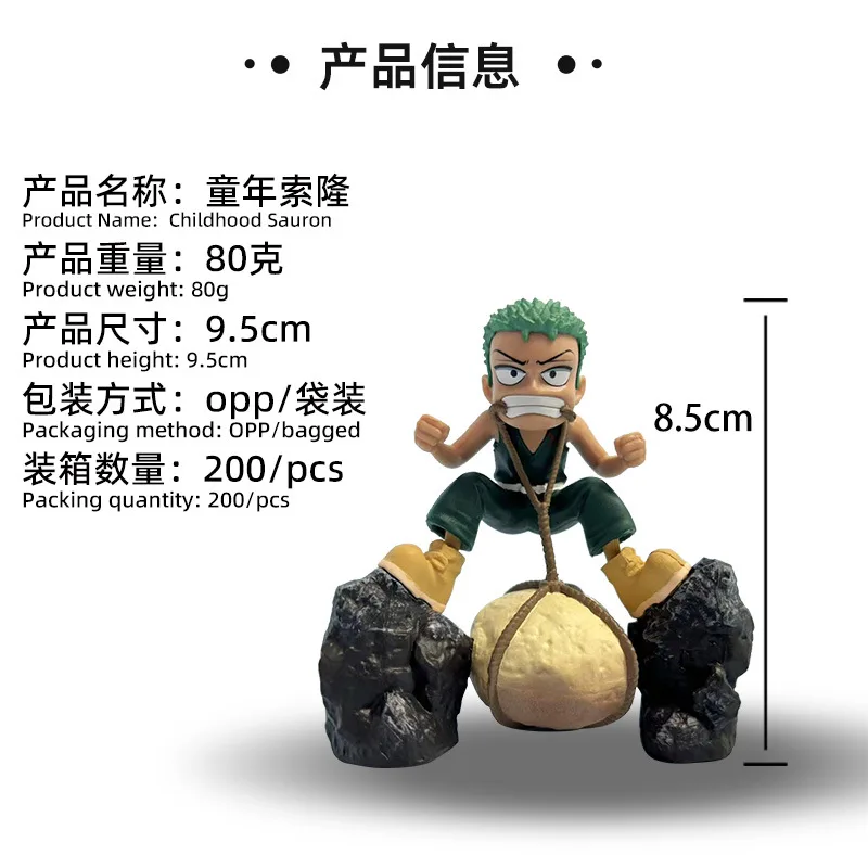 Figuras de anime zoro Roronoa, 8cm figuras pvc, estátua modelo, boneca, ornamentos, coleção, presentes, brinquedos para crianças, novo