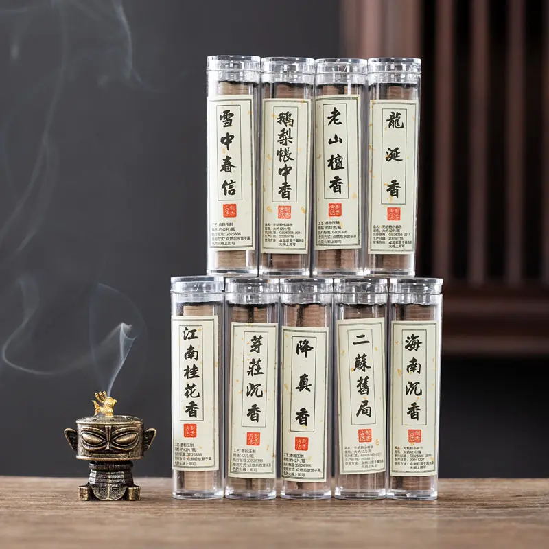 Sanxingdui alloy incense burner sandalwood pear tent incense tea ceremony creative incense burner indoor for home zen ornaments