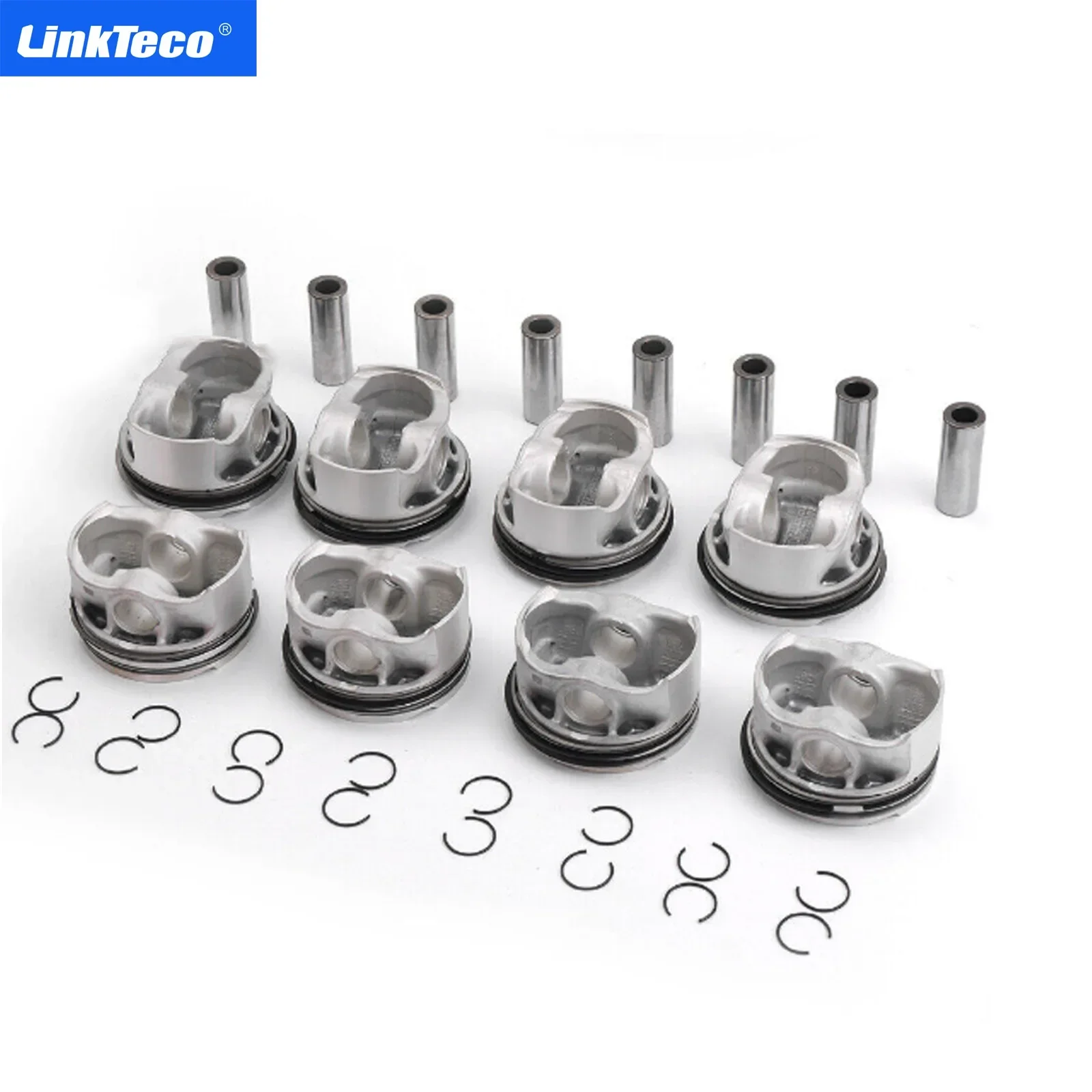 N63B44 Engine Pistons & Rings Set CR 11:1 For BMW 550i 750i