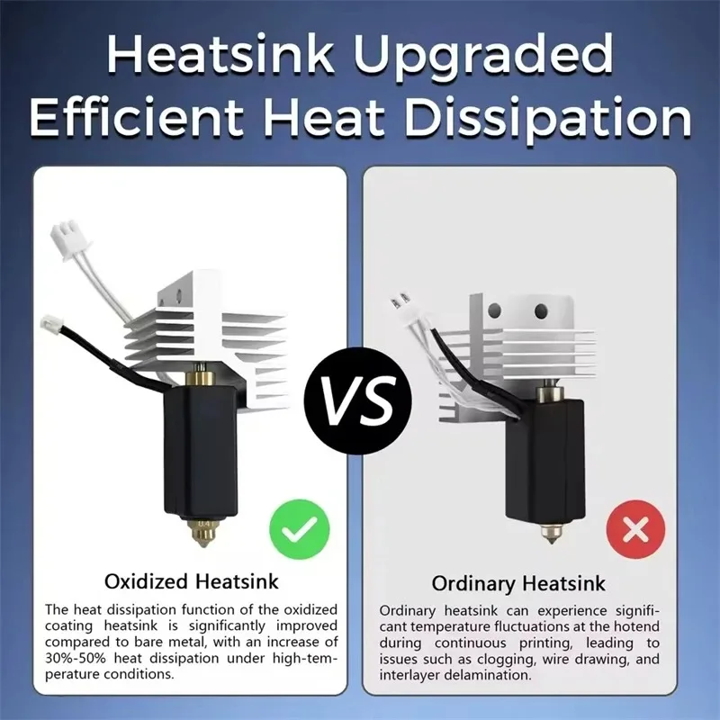 Upgrade 0.4MM Ceramic Hotend for Elegoo Centauri Carbon Print Head Extruder Kit Hot End Steel Brass Nozzle 3D Printer Parts - Image 3